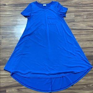 Lularoe Carly Small KC Royals Blue